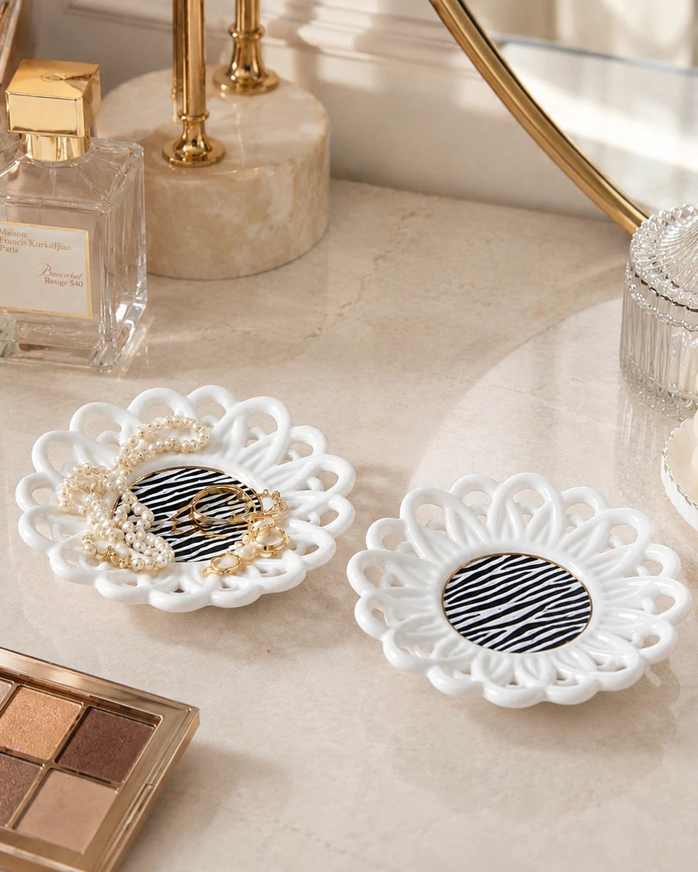 Wave Lace Edge Catchall - Set of 2 