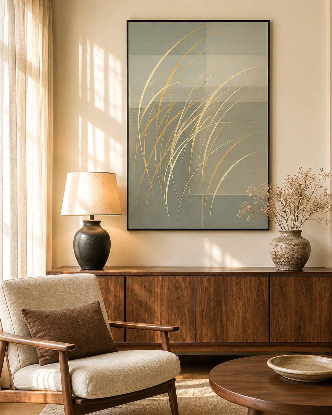 Whispers Wind 3D Abstract Oil Painting