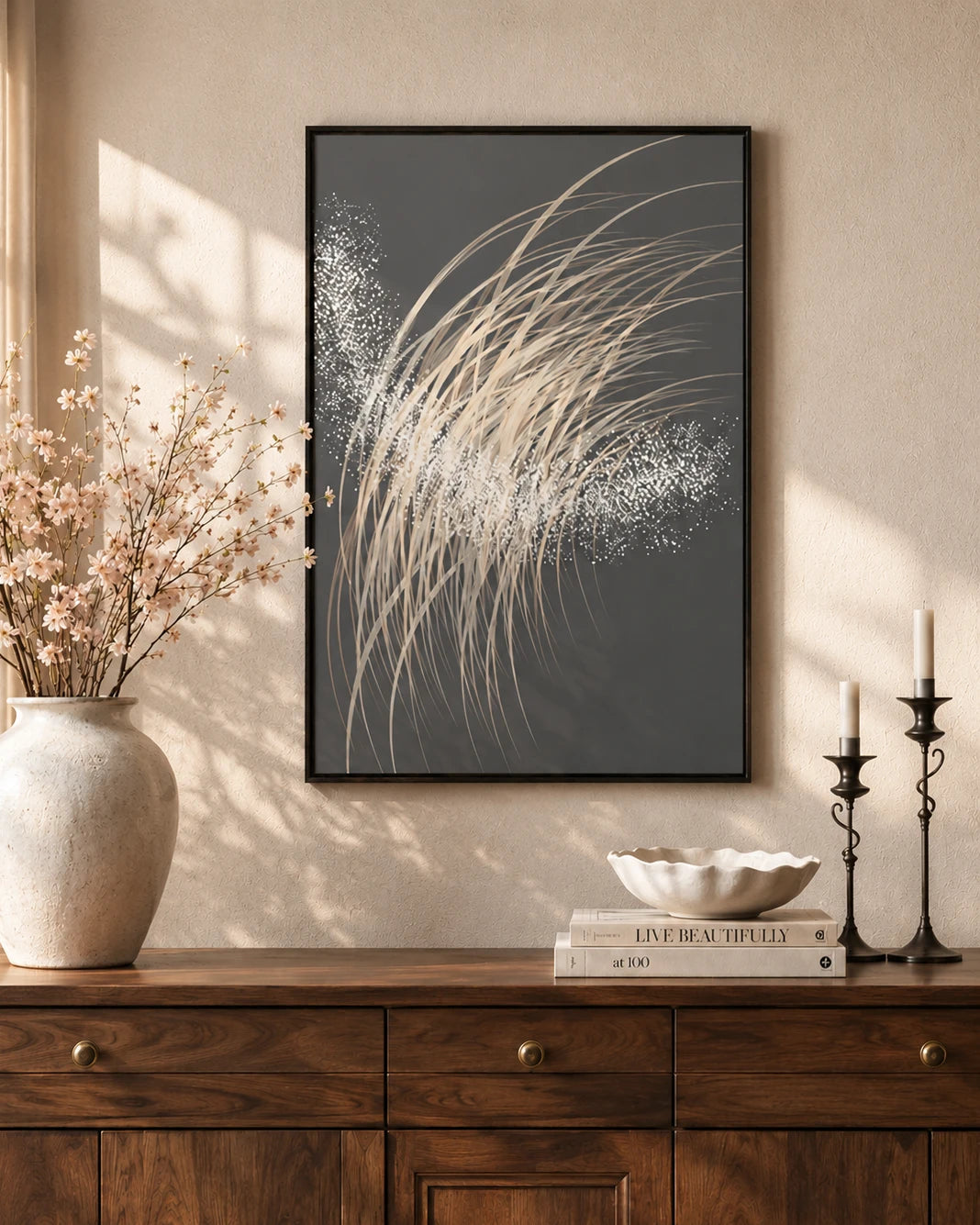 Embodies Motion 3D Abstract Oil Painting 