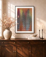 Chromatic Echoes 3D Abstract Oil Painting