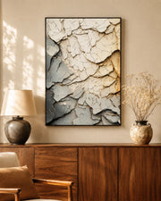 Echoes in Earth 3D Abstract Oil Painting