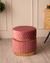 Pouffe Ottoman - Red 