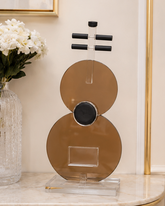 Modern Crystal Decorative Guitar - Brown 