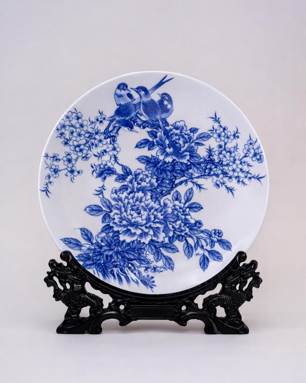 Blue & White  Decorative Plate 
