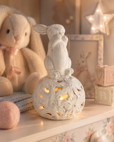 Whispering Bunny Decorative Figurine 