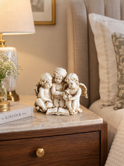 Trio of Wisdom Angel Cherub Figurine