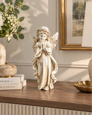 Graceful Prayer Angel Cherub Figurine