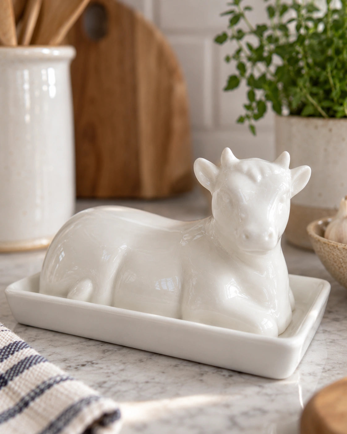 Maison Bovine Ceramic Butter Dish