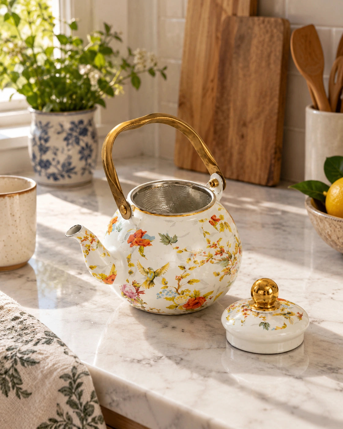 Meadow Bloom Vintage Kettle
