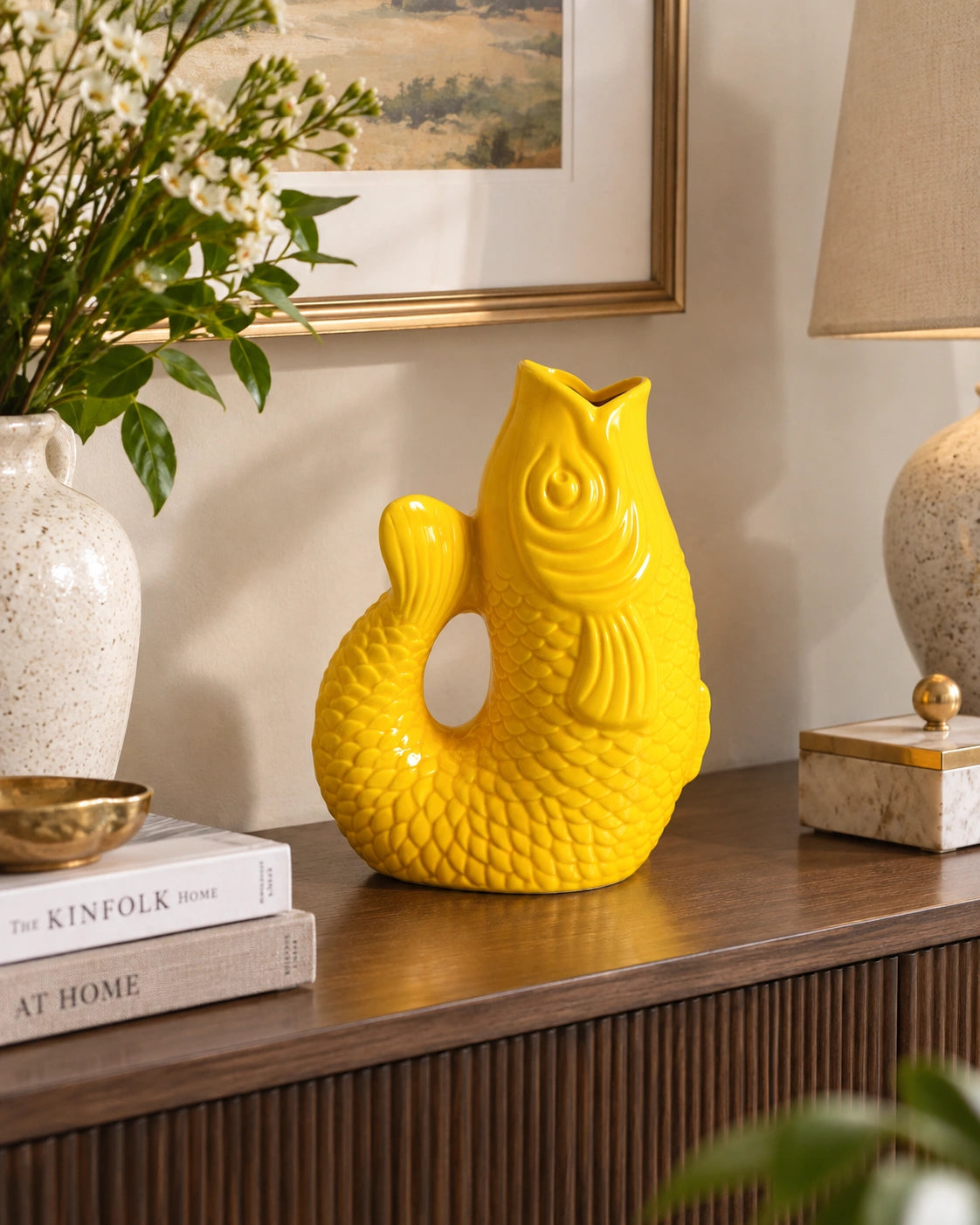 The Soleil Koi Sculptural Vase