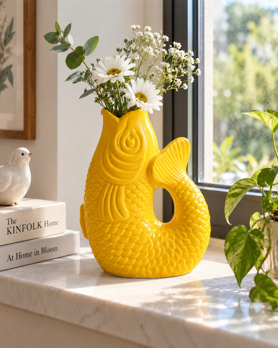 The Soleil Koi Sculptural Vase