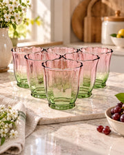 Pink Ombre Tulip Tumbler - Set of 6