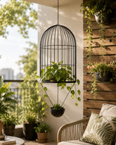 Decorative Hanging Cage Planter - Large 