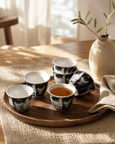 The Woman - Ceramic Green Tea Cups - Set of 12 