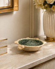 Ocean Turtle Textured Ceramic Bowl - Large