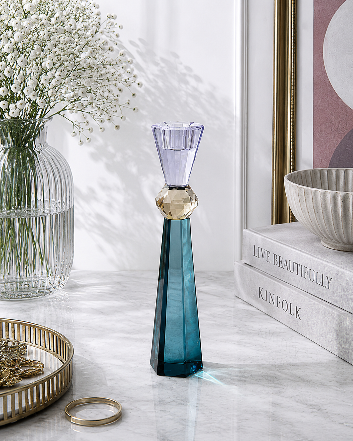 Aurora Prism Candle Holder - Big 