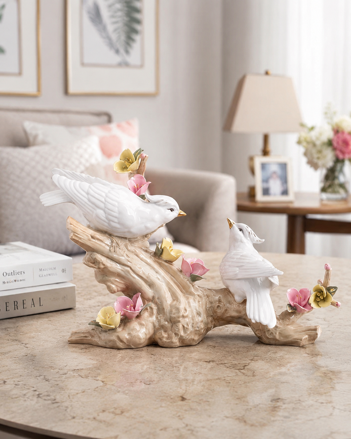 'Heavenly Doves' Fine Porcelain Figurine 