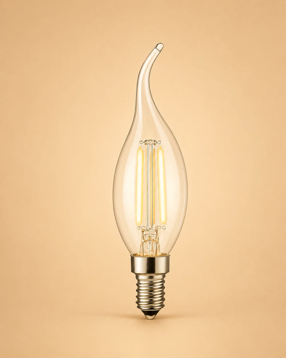 Candle Filament E14 LED Bulb - Warm White