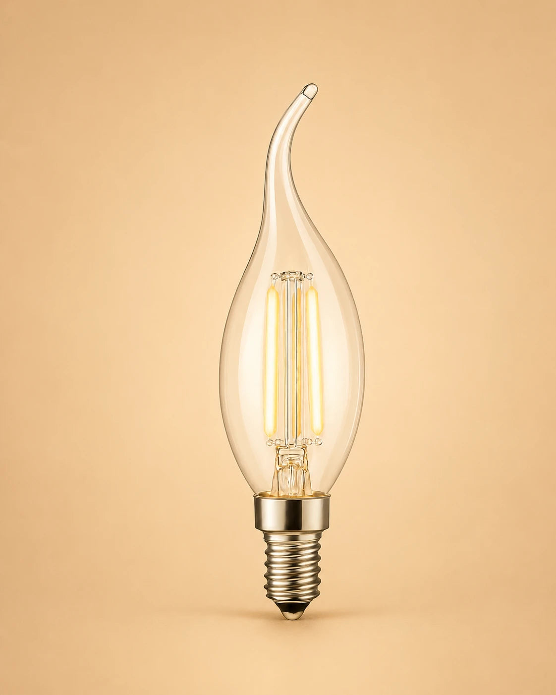 Candle Filament E14 LED Bulb - Warm White