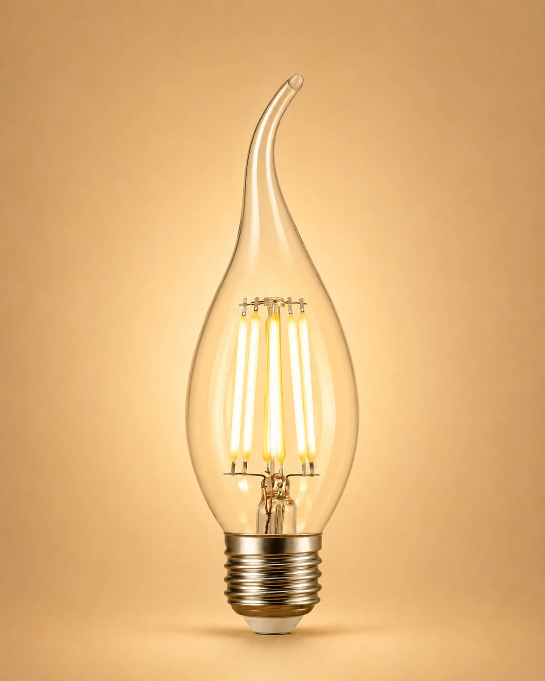 Candle Filament E27 LED Bulb - Warm White