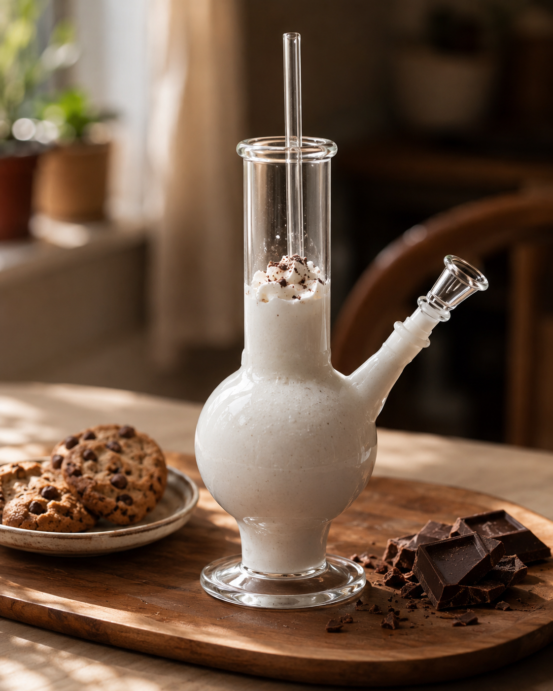 Lab Flask Cocktail Glass 