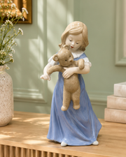 Teddy's Best Friend - Fine Porcelain Figurine