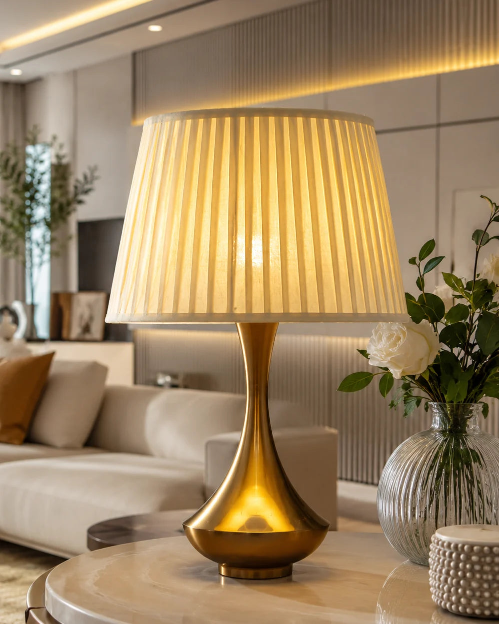 Aurora Gold Table Lamp 