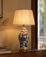 Royal Blossom Ceramic Table Lamp