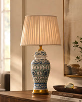 Azure Heritage Ceramic Table Lamp 
