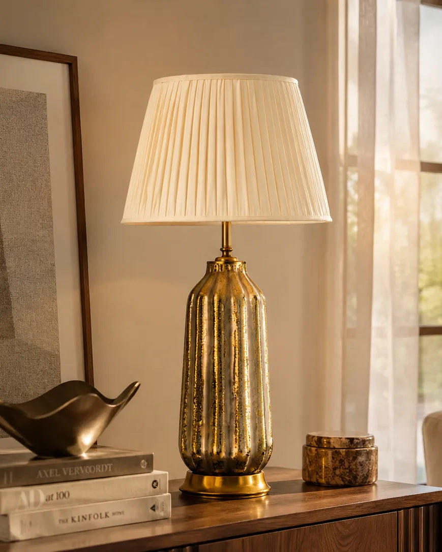 Auric Striped Table Lamp