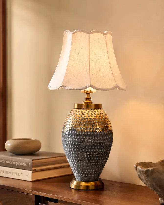 Auric Dusk Textured Table Lamp