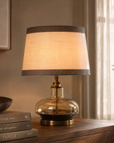 Luxe Arterior Glass Table Lamp 