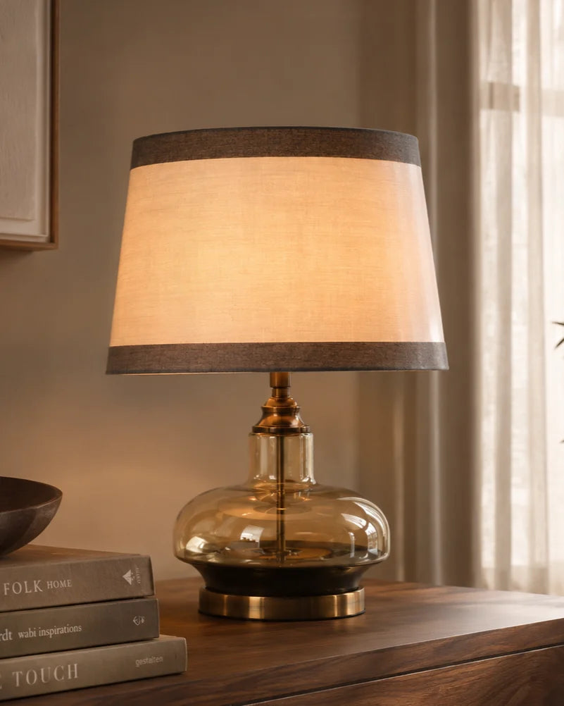 Luxe Arterior Glass Table Lamp 