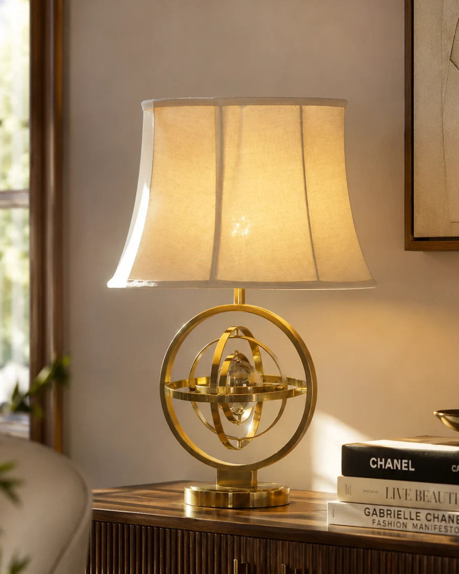 Celestial Orbit Gold Table Lamp 