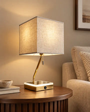 Marlowe Brass Finish Table Lamp