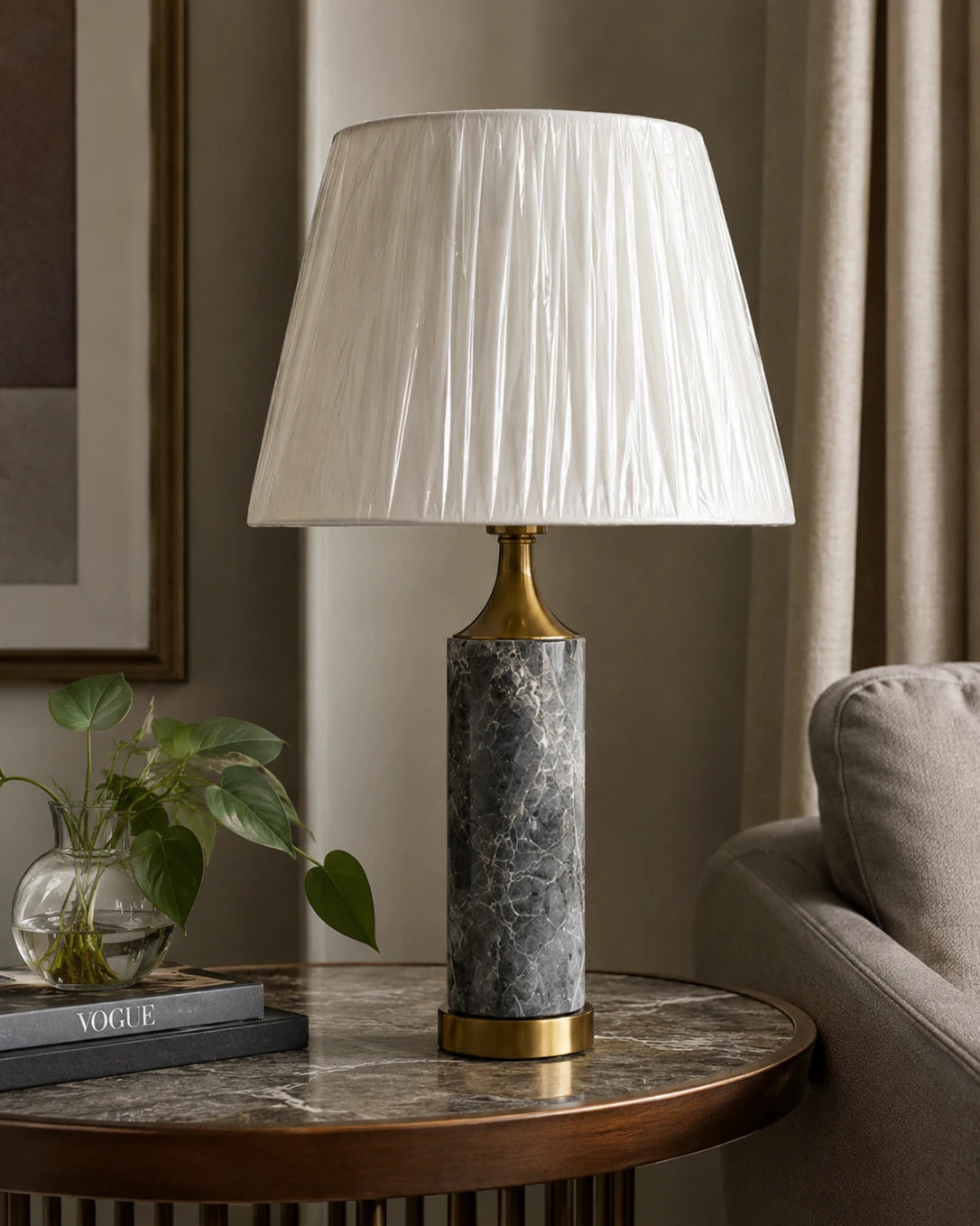 Serene Glow Designer Table Lamp 