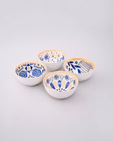 Indigo Artisan Katori - Set Of 4 
