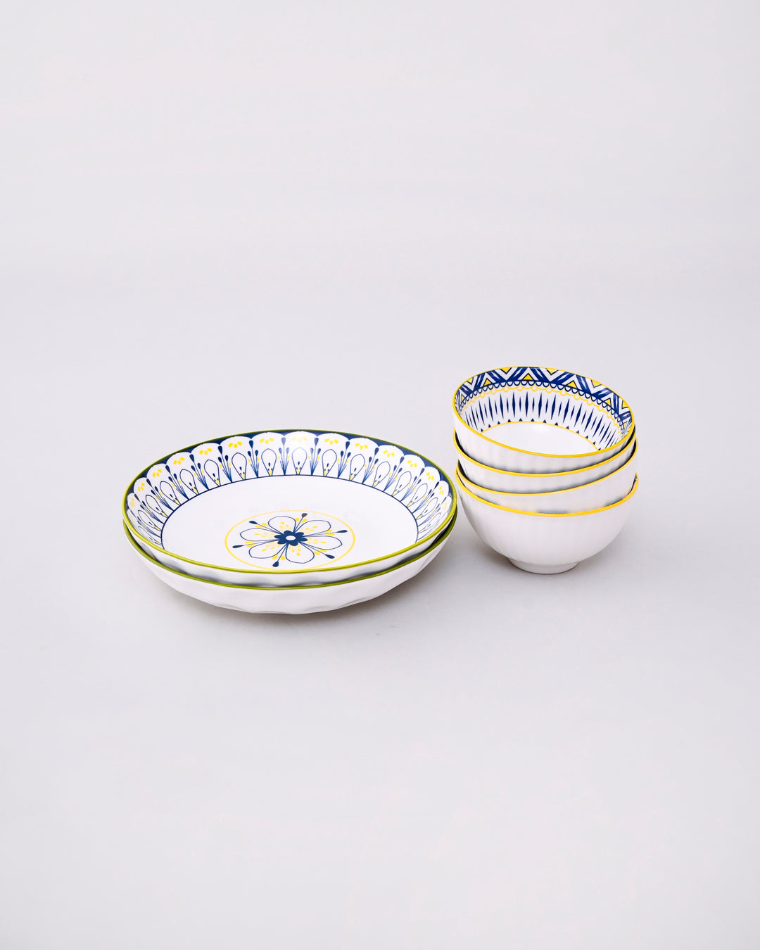 Classic Mandala Art Bowl - Set Of 6 