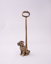 Dog Figurine Cast Iron Tissue Holder 