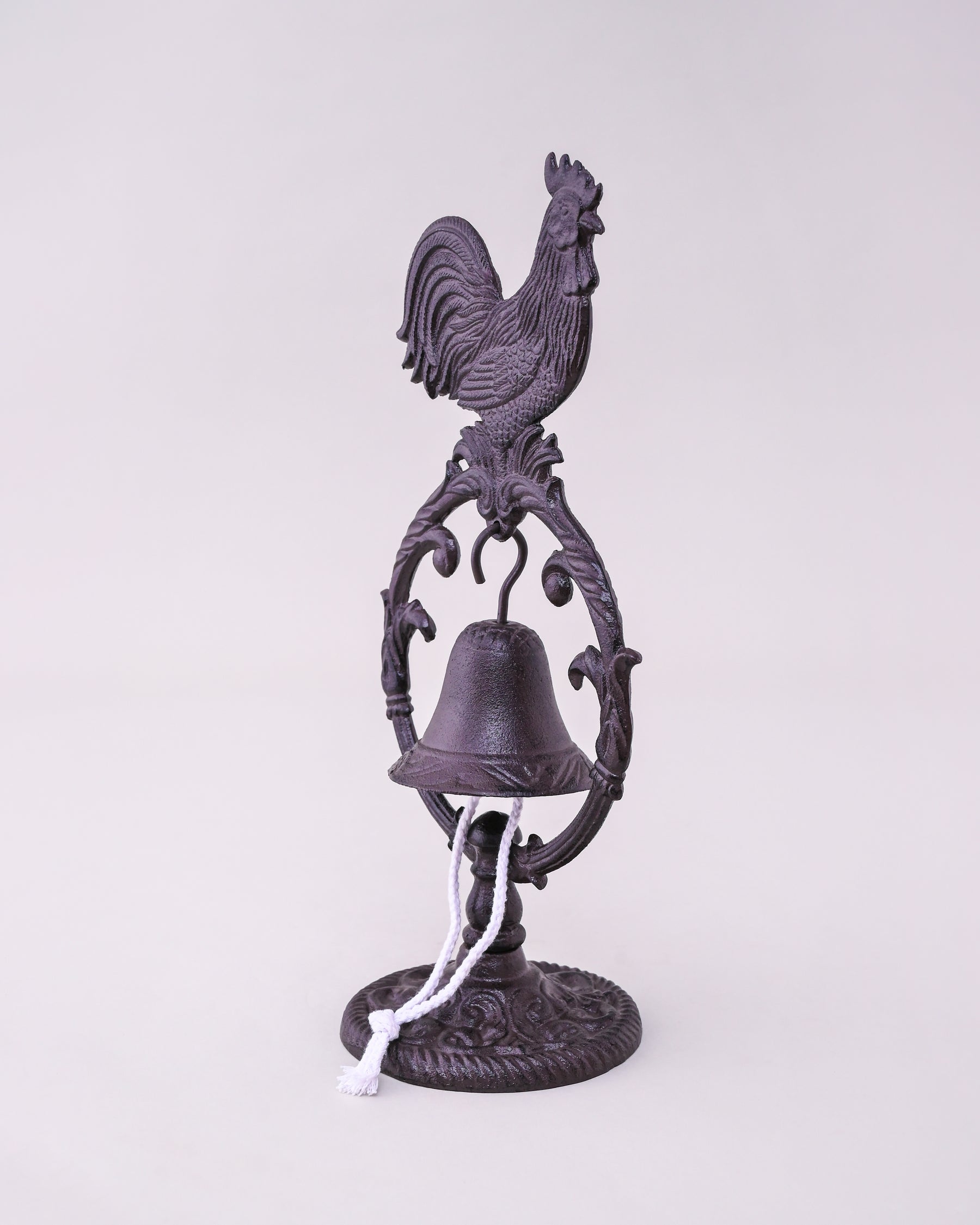 Vintage Rooster Cast Iron Door Bell 