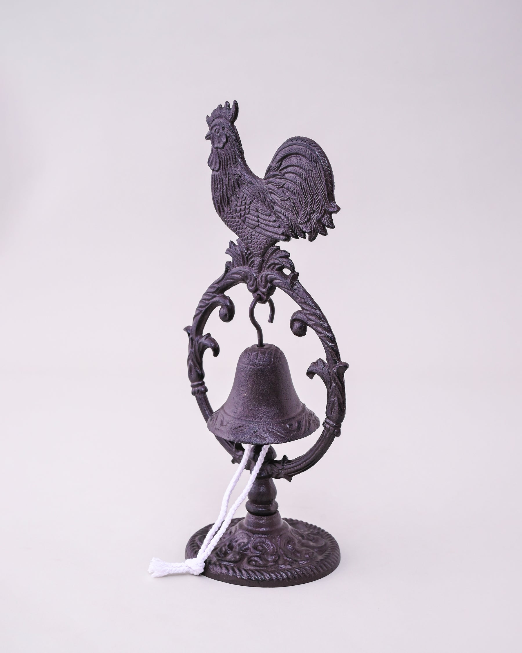 Vintage Rooster Cast Iron Door Bell 