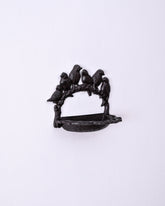 Perched Birds Cast Iron Bird Feeder 