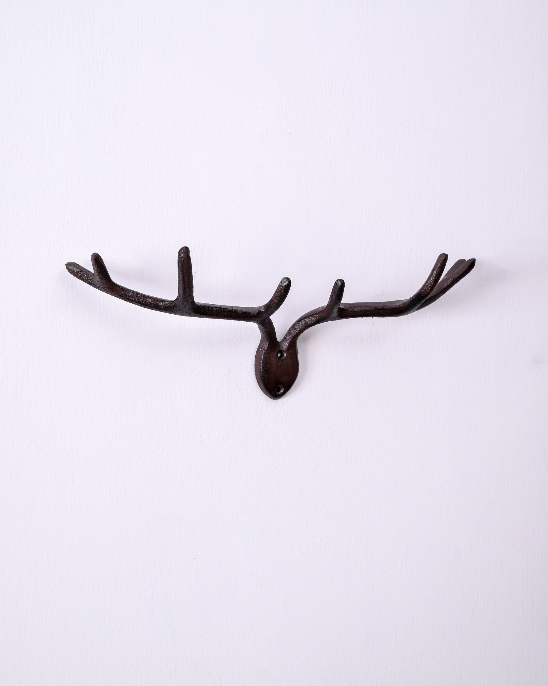 Deer Antler Cast Iron Wall Hook 