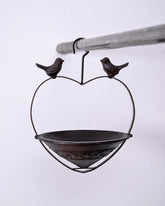 Heart Frame Cast Iron Bird Feeder 