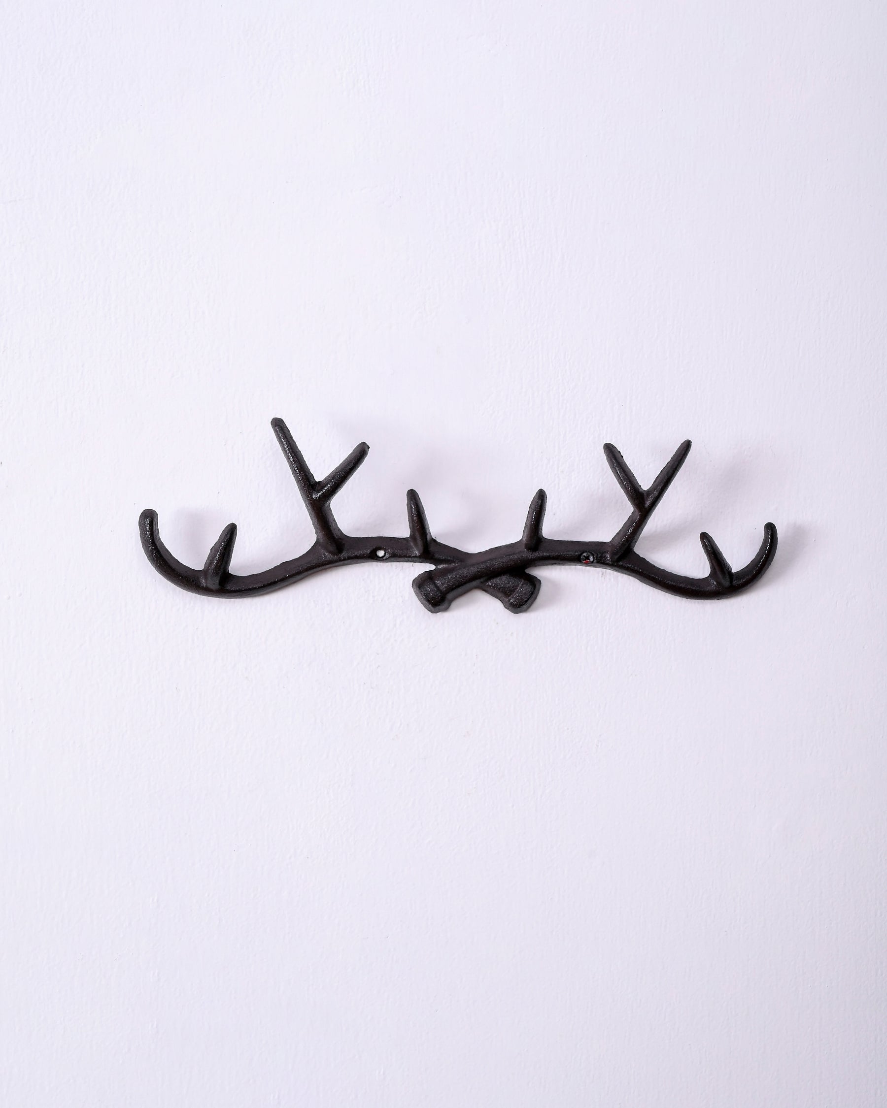Deer Antler Cast Iron Wall Hook 