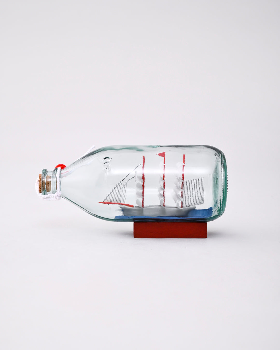 Ocean Whisper Bottle Decorative Ship 