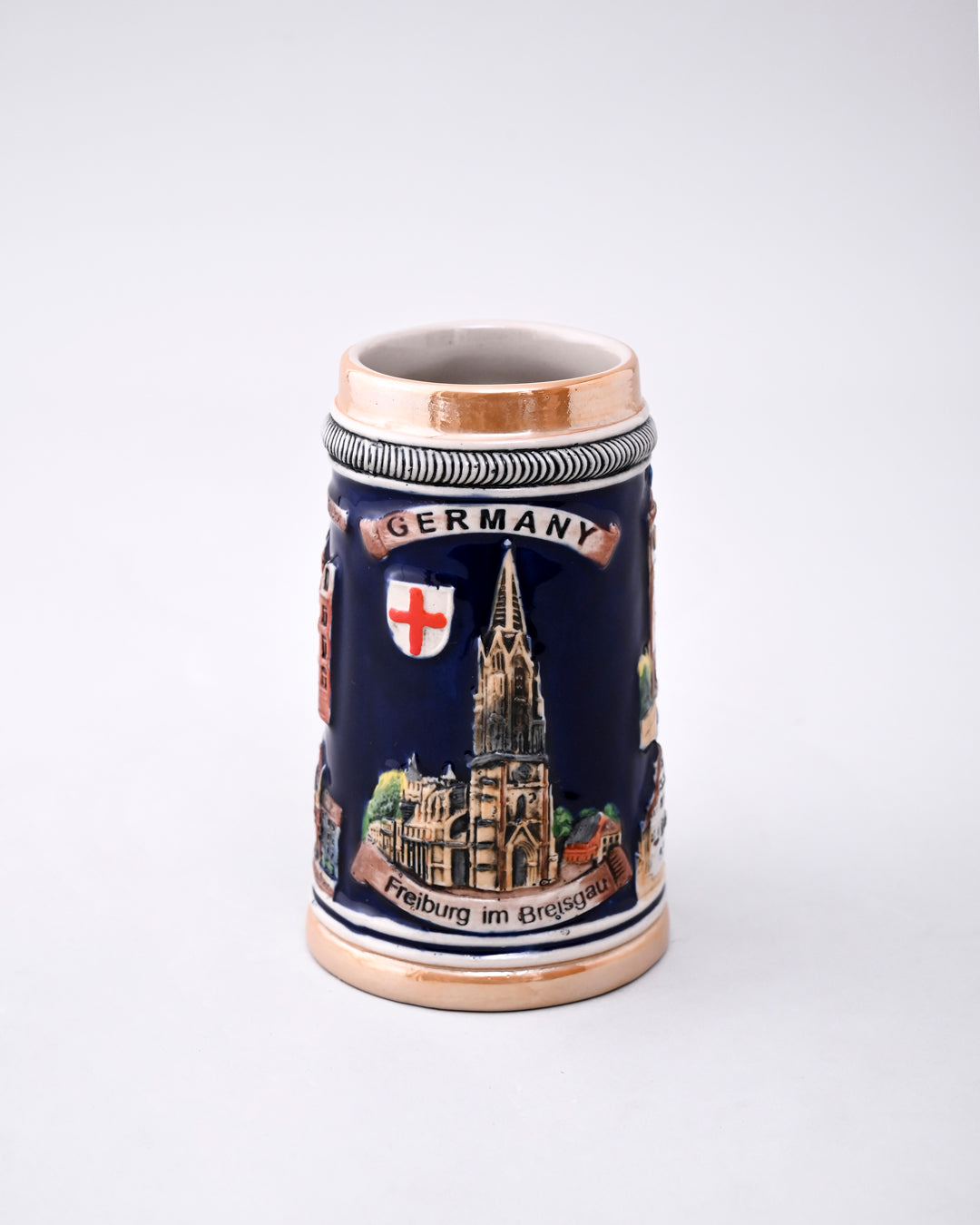 Freiburg Cathedral Vintage Stein Beer Mug 