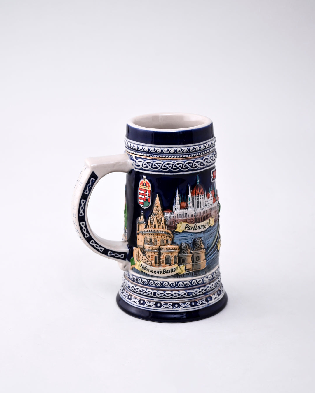 Budapest Skyline Vintage Stein Beer Mug 