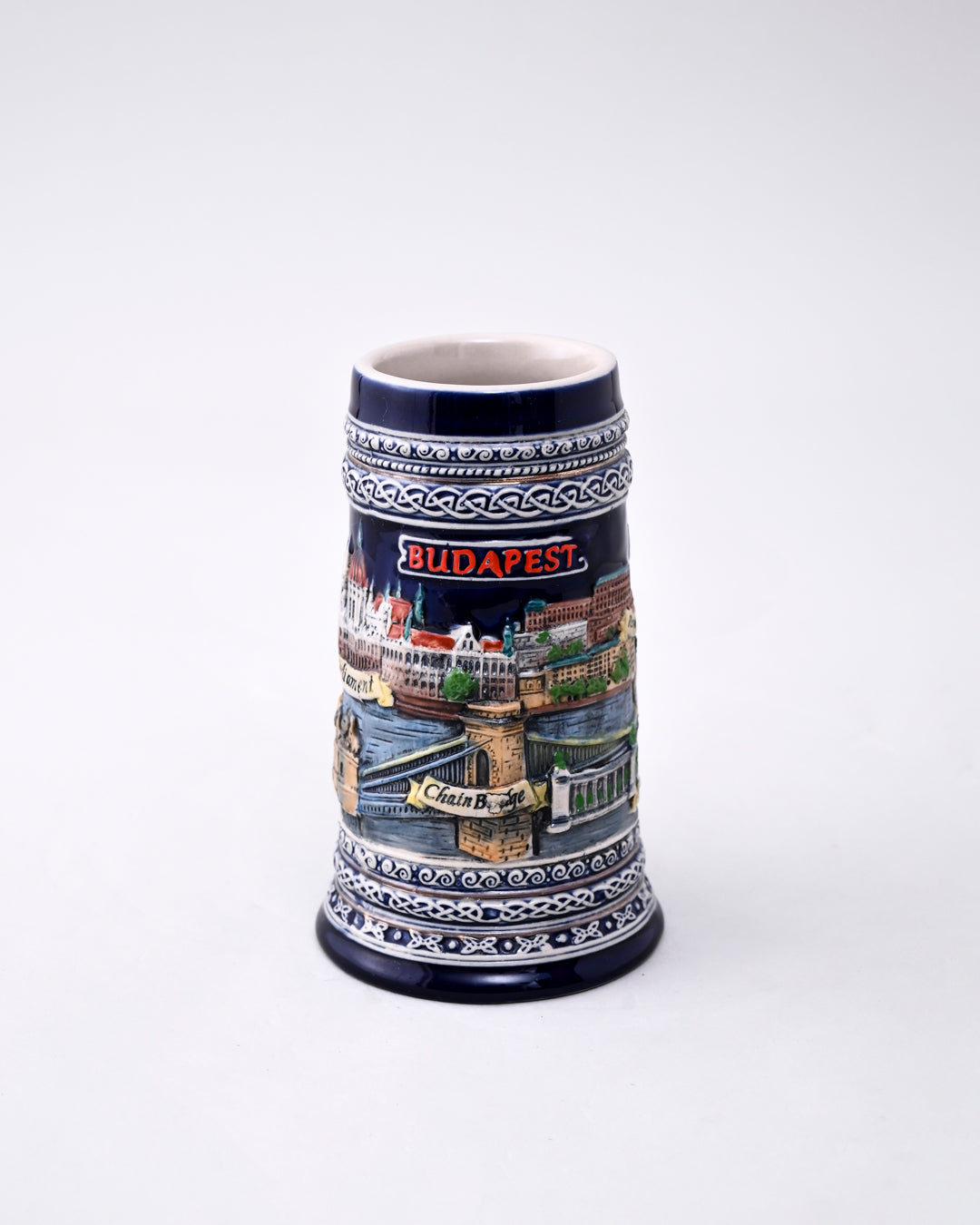 Budapest Skyline Vintage Stein Beer Mug 