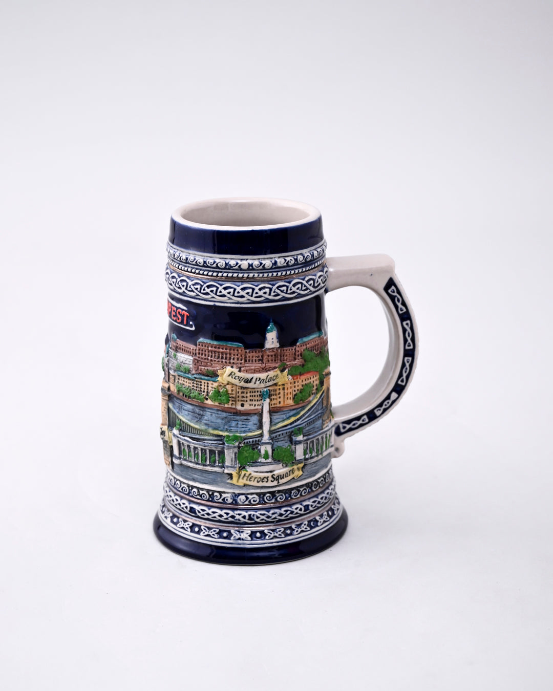 Budapest Skyline Vintage Stein Beer Mug 